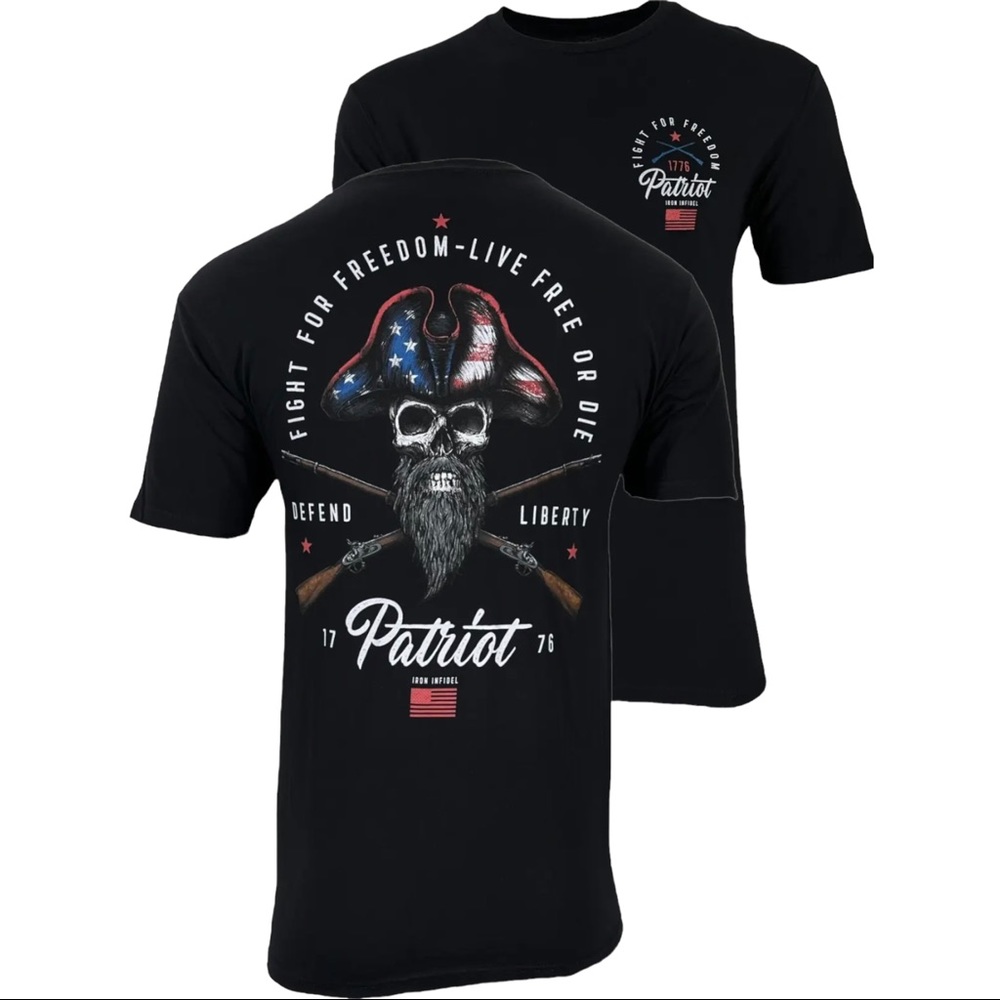 Howitzer Style Men's T-Shirt IRON FREEDOM Military Grunt MFG